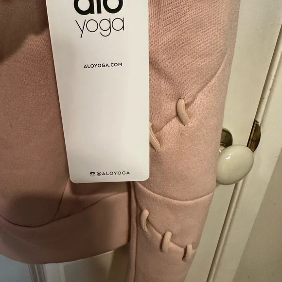 ALO Yoga Pink  Jacket with Stitch Accents - Picture 6 of 8